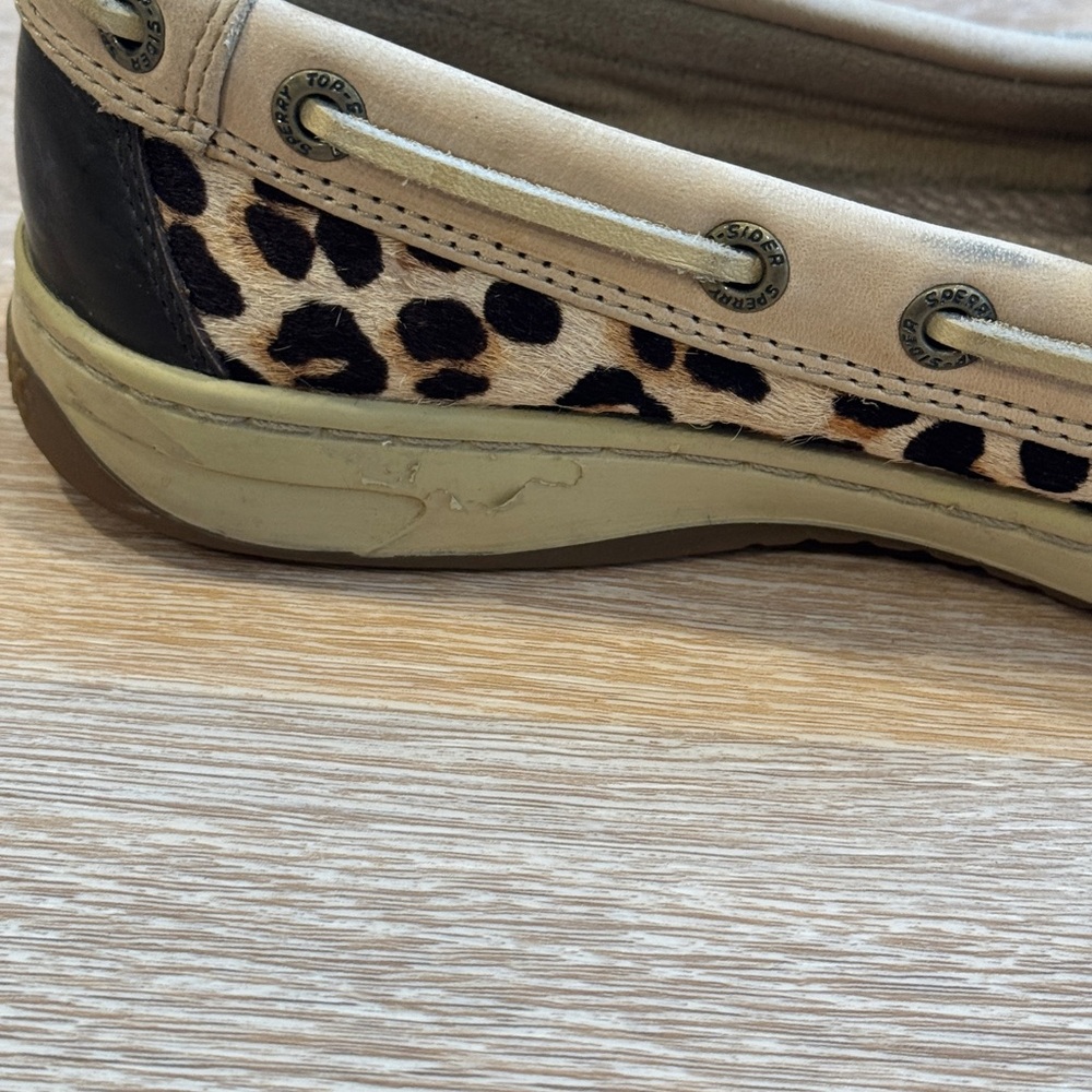 Sperry Women's Beige and leopard Loafers - Picture 5 of 8